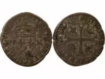 France Henri IV - Douzain Aux Deux H 1595 O Riom