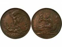 France Henri V, Count of Chambord - Bronze Medal, Birth - 1820