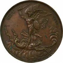 France Henri V, Count of Chambord - Bronze Medal, Birth - 1820