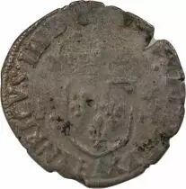 France HENRY III - DOUZAIN WITH TWO H, 1st TYPE - 1576 A PARIS