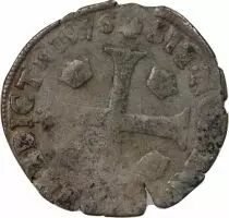 France HENRY III - DOUZAIN WITH TWO H, 1st TYPE - 1576 A PARIS