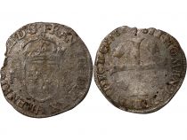France HENRY III - DOUZAIN WITH TWO H, 1st TYPE - 1576 A PARIS