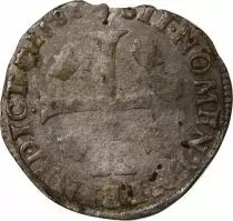 France HENRY III - DOUZAIN WITH TWO H, 1st TYPE - 1576 A PARIS