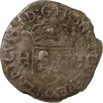 France HENRY III - DOUZAIN WITH TWO H, 1st TYPE - 1576 B ROUEN