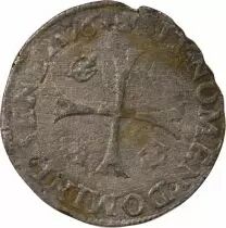 France HENRY III - DOUZAIN WITH TWO H, 1st TYPE - 1576 C SAINT L&Ocirc;