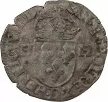 France HENRY III - DOUZAIN WITH TWO H, 1st TYPE - 1576 D LYON