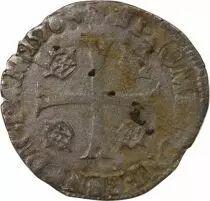 France HENRY III - DOUZAIN WITH TWO H, 1st TYPE - 1576 D LYON