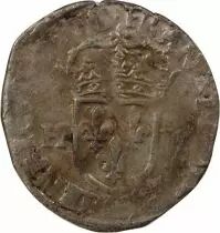 France HENRY III - DOUZAIN WITH TWO H, 1st TYPE - 1576 PARIS