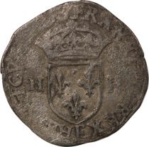 France HENRY III - DOUZAIN WITH TWO H, 1st TYPE - 1577 F ANGERS