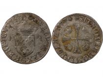 France HENRY III - DOUZAIN WITH TWO H, 1st TYPE - 1577 G POITIERS