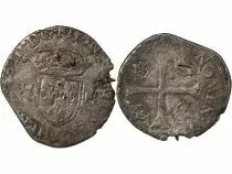 France HENRY III - DOUZAIN WITH TWO H, 1st TYPE - 1577 I LIMOGES