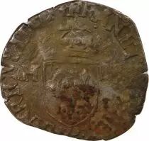 France HENRY III - DOUZAIN WITH TWO H, 1st TYPE - 1577 P DIJON