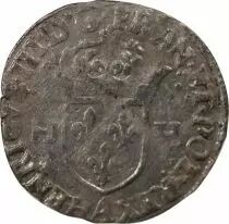 France HENRY III - DOUZAIN WITH TWO H, 1st TYPE - 1586 A PARIS