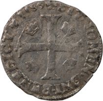 France HENRY III - DOUZAIN WITH TWO H, 1st TYPE - 1586 A PARIS