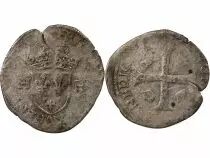 France HENRY III - DOUZAIN WITH TWO H, 1st TYPE - A PARIS