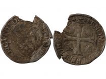 France HENRY III - DOUZAIN WITH TWO H, 1st TYPE - P DIJON