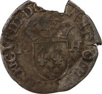 France HENRY III - DOUZAIN WITH TWO H, 1st TYPE - P DIJON