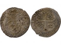 France HENRY III - DOUZAIN WITH TWO H, 2nd TYPE - 1576 M TOULOUSE