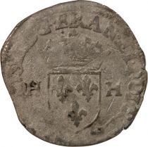 France HENRY III - DOUZAIN WITH TWO H, 3rd TYPE - 1576 O RIOM