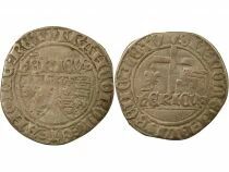 France Henry VI de Lancastre - Blanc aux Ecus - 1422 / 1453 Saint L&ocirc;