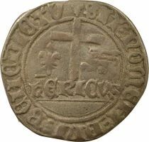France Henry VI de Lancastre - Blanc aux Ecus - 1422 / 1453 Saint L&ocirc;