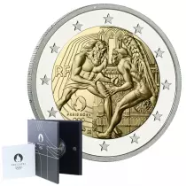 France Hercules - Olympic Games PARIS 2024 - 2 Euros Commémo. BE 2024