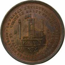 France IIe R&eacute;publique - M&eacute;daille Cuivre, Conjuration du 29 Janvier 1849