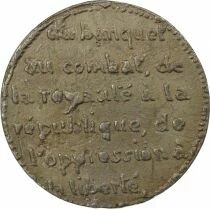 France IIe R&eacute;publique - M&eacute;daille Cuivre/Nickel - 1848