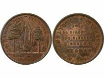 France IIe R&eacute;publique, Emile Thomas - M&eacute;daille Cuivre, Ateliers Nationaux - 1848