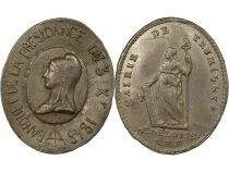 France IIe R&eacute;publique, Trumilly - M&eacute;daille Etain, Banquet de la Pr&eacute;sidence - 1848