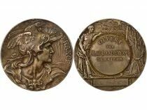 France IIIrd Republic, Loire inf&eacute;rieure - Silvered bronze Medal, Senator de Landemont - 1920 / 1932