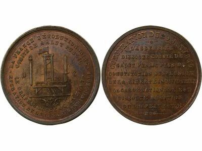 France IInd Republic - Copper Medal, Conjuration of January 29th, 1849