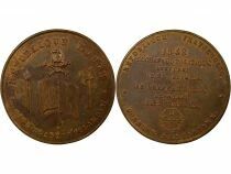 France IInd Republic, Blanqui - Copper Medal, R&eacute;publique Rouge - 1848