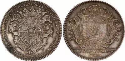 France Ile de France - Paris - Pr�v�t des Marchands - 1723 - Silver