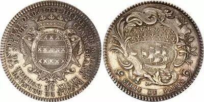 France Ile de France - Paris - Pr�v�t des Marchands - 1748 - Silver