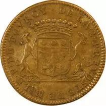 France Ile De France, Henri De Fourcy, Prévôt Des Marchands - Jeton Laiton 1687 - F.3651