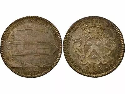 France Intendant of Brittany, Paul Esprit Feydeau - Silver Token - 1725