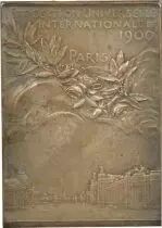 France International World\'s Fair, Paris - Silver Medal - 1900