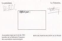 France Invitation card - 28th day of the Papier-Monnaie - Serial A - 2008