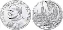 France Jean Paul II - Lourdes - 1983 - Argent