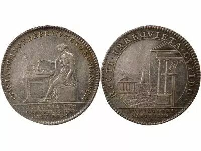 France Jeton Argent, B�timents du Roi, Experts & Greffiers