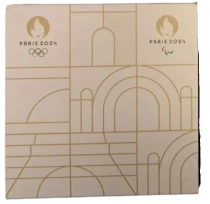 France Jeux Olympique Paris 2024 - 2 Euro Comm&eacute;mo. BE Coloris&eacute;e