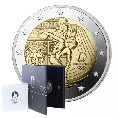 France Jeux Olympiques PARIS 2024 - Le G�nie - 2 Euros Comm�mo. Proof 2022