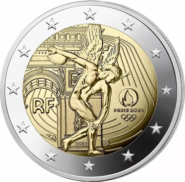 Coin France Jeux Olympiques PARIS 2024 Le G nie 2 Euros Comm mo