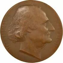 France Joseph Naudet - Médaille Cuivre - 1867 Ponscarme