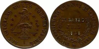France Journ�e de Juin 1848 Paris - Seconde R�publique
