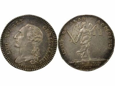 France Juges & Consuls de la Rochelle, Louis XVI - Jeton Argent - 1760