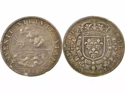 France King\'s Council, Louis XIV - Silver Token -1655