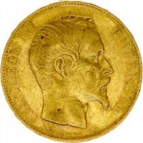 France KM.781.1 GAD.1061 20 Francs, Napoleon III Empereur 1856 A Paris