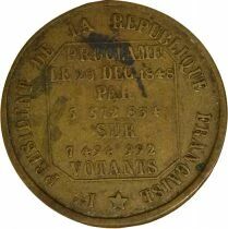 France L. N. Bonaparte - M&eacute;daille Bronze, Proclamation - 1848